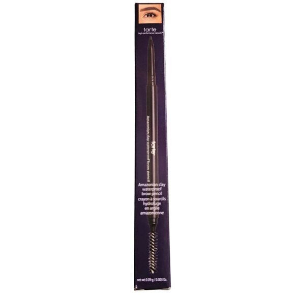 Tarte Rich Brown Waterproof Brow Pencil & Spoolie Dual Ended Vegan Cruelty-Free - Picture 2 of 2